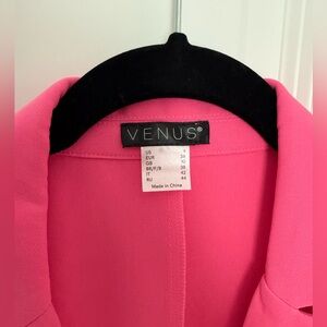 VENUS like new Barbie pink size 4 double breasted blazer